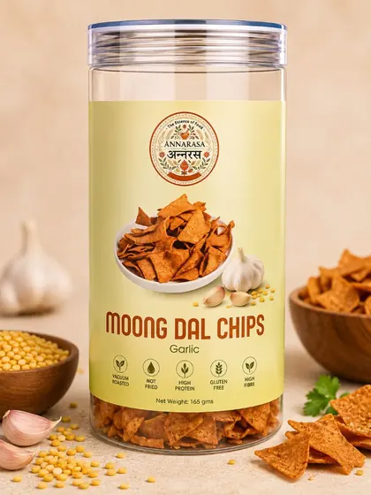 Garlic Moong Dal Chips