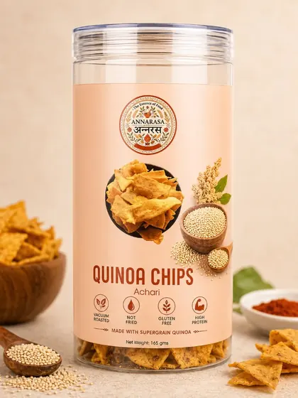 Achari Quinoa Chips
